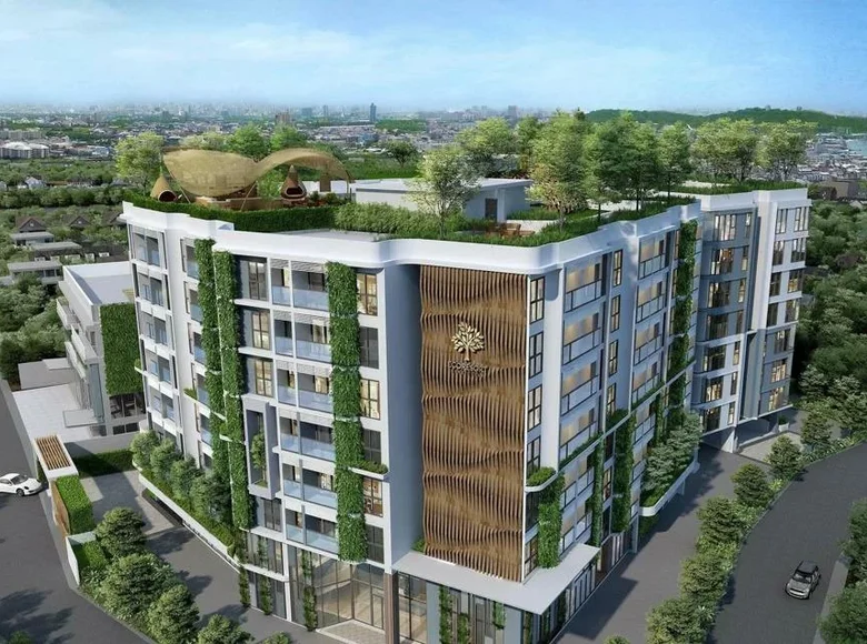 Appartement 2 chambres 34 m² Chonburi, Thaïlande