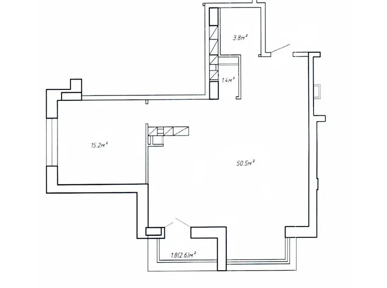 Apartamento 2 habitaciones 73 m² Minsk, Belarús