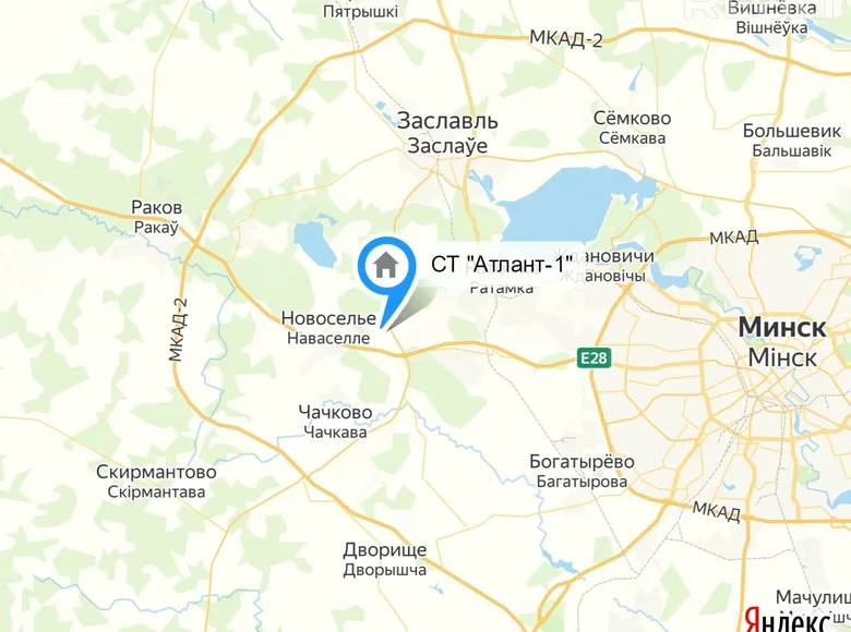 Casa 51 m² Zdanovicki sielski Saviet, Belarús