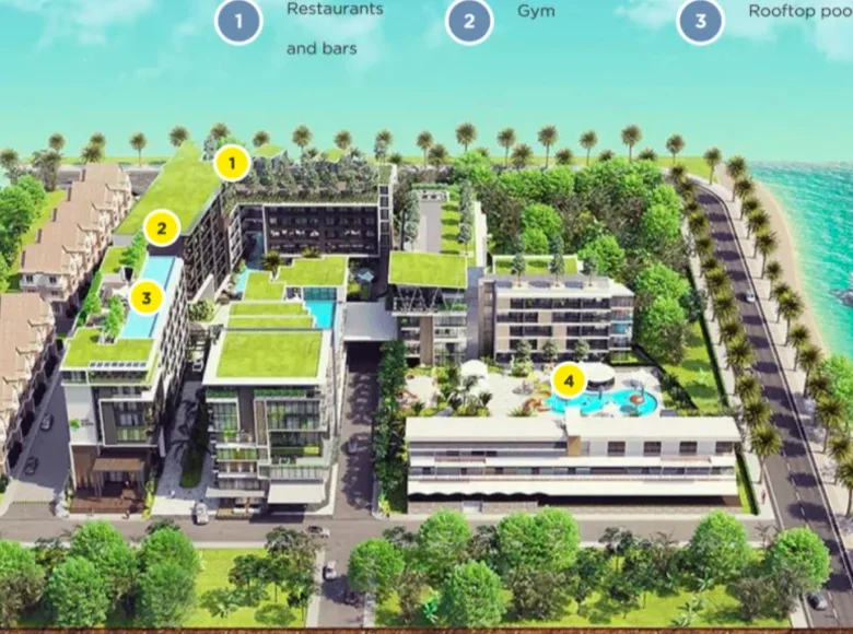 1 bedroom apartment 30 m² Khok Tum, Thailand