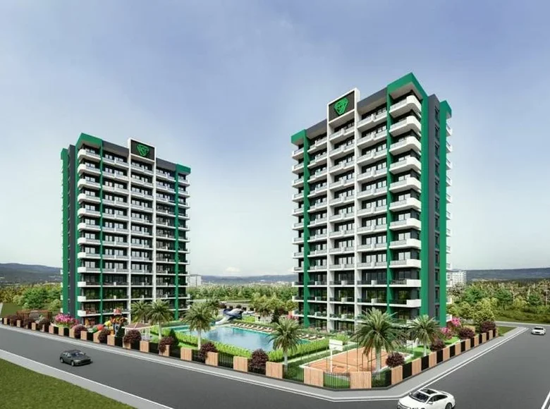 Apartamento 2 habitaciones 58 m² Mezitli, Turquía