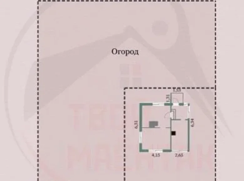 Dom 54 m² Rakauski sielski Saviet, Białoruś