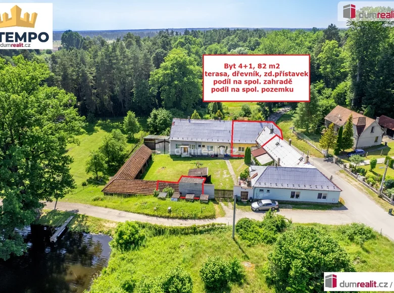 Wohnung 82 m² Chlumetz bei Wittingau, Tschechien