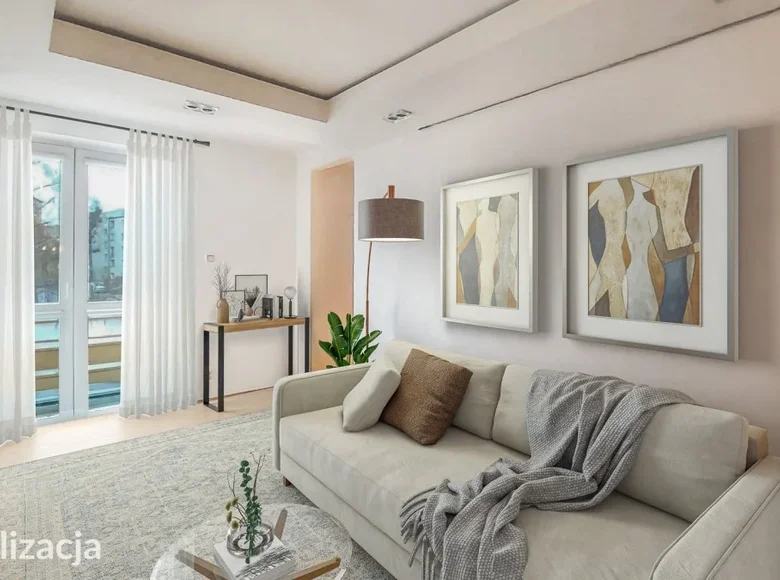 2 room apartment 43 m² Warsaw, Poland