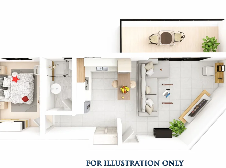 Apartamento 2 habitaciones 75 m² Trikomo, Chipre del Norte