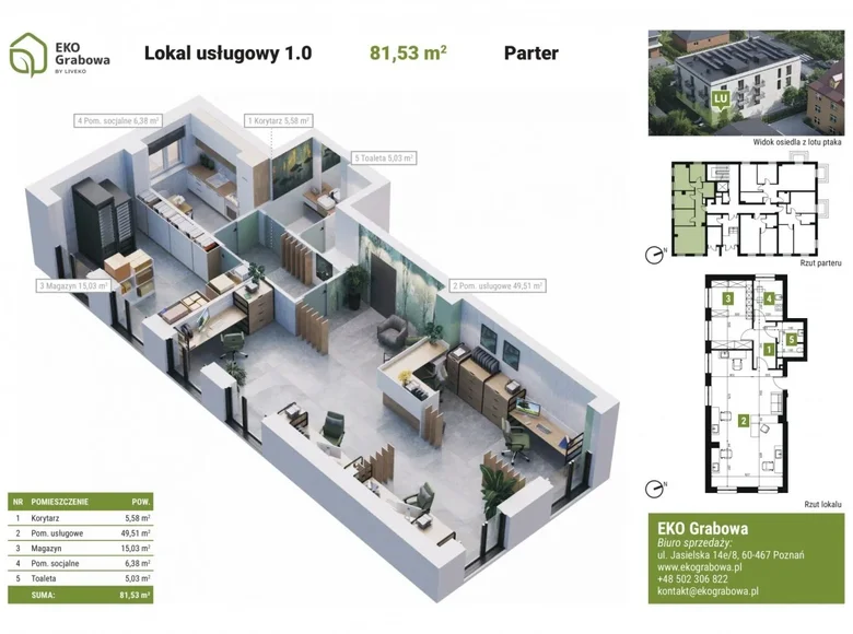 Mieszkanie 82 m² Poznań, Polska