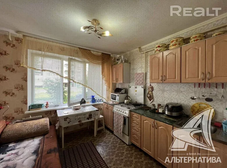 Appartement 1 chambre 38 m² Muchaviecki sielski Saviet, Bélarus