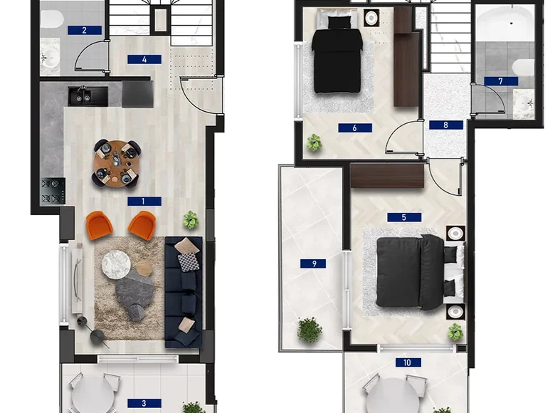 Apartamento 3 habitaciones 105 m² Alanya, Turquía