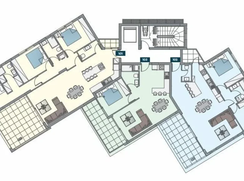 1 bedroom apartment 73 m² Limassol District, Cyprus