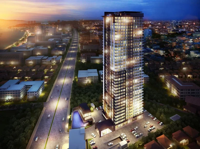 Квартира 2 спальни 53 м² Паттайя, Таиланд