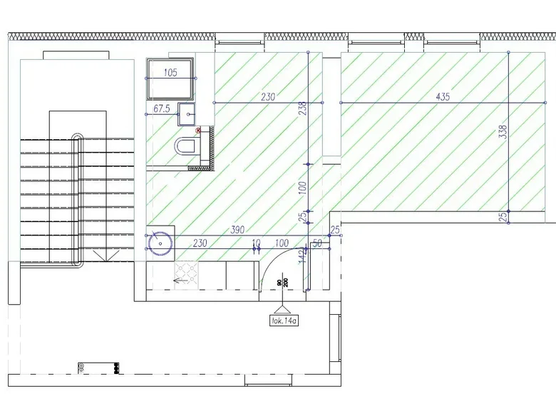 Квартира 2 спальни 33 м² Познань, Польша