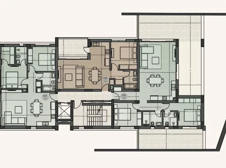 Mieszkanie 1 pokój 75 m² Limassol, Cypr