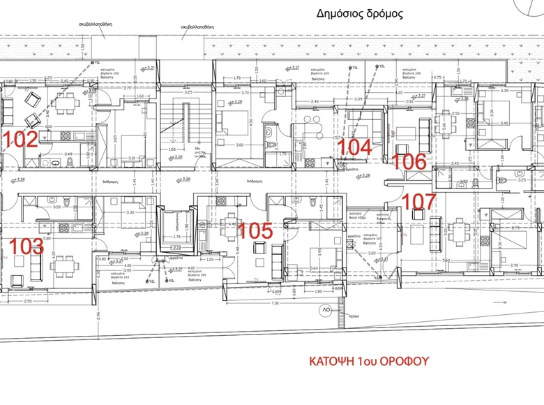3 bedroom apartment 102 m² Agios Konstantinos, Cyprus