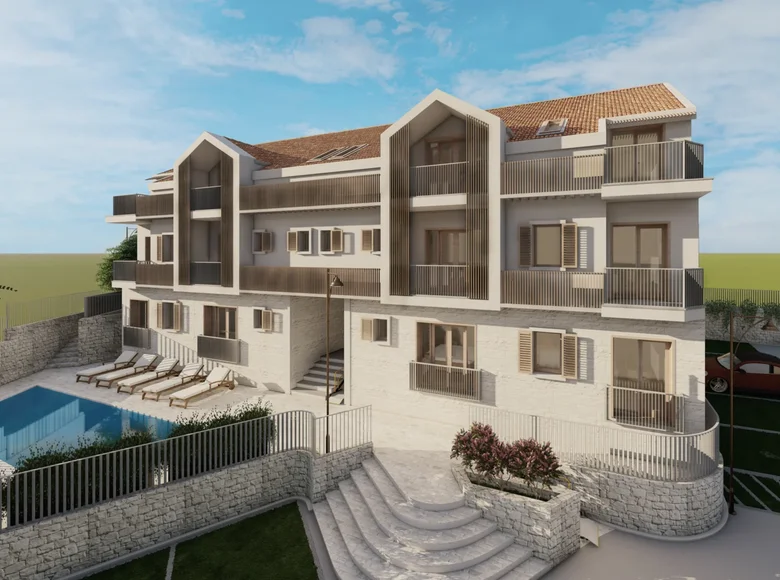 Wohnung 1 Schlafzimmer 48 m² Risan, Montenegro