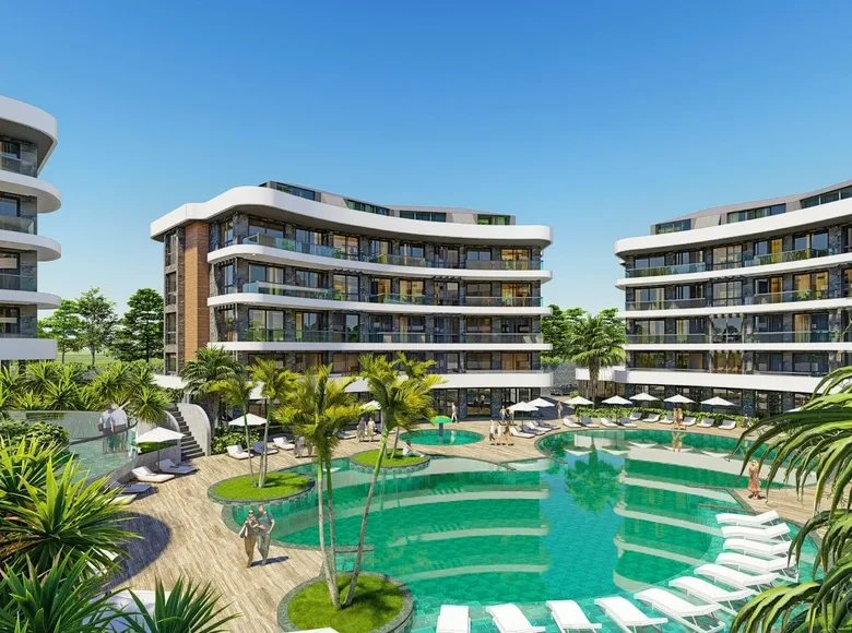 1 room apartment  Oba, Turkey