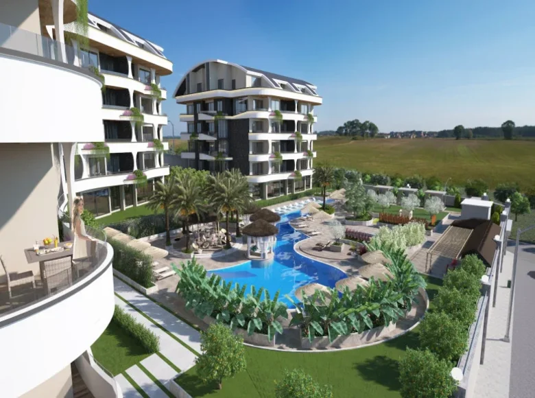 Appartement 1 chambre 47 m² Muratpasa, Turquie