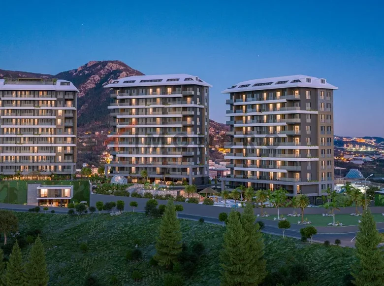 Mieszkanie 2 pokoi 55 m² Kestel, Turcja