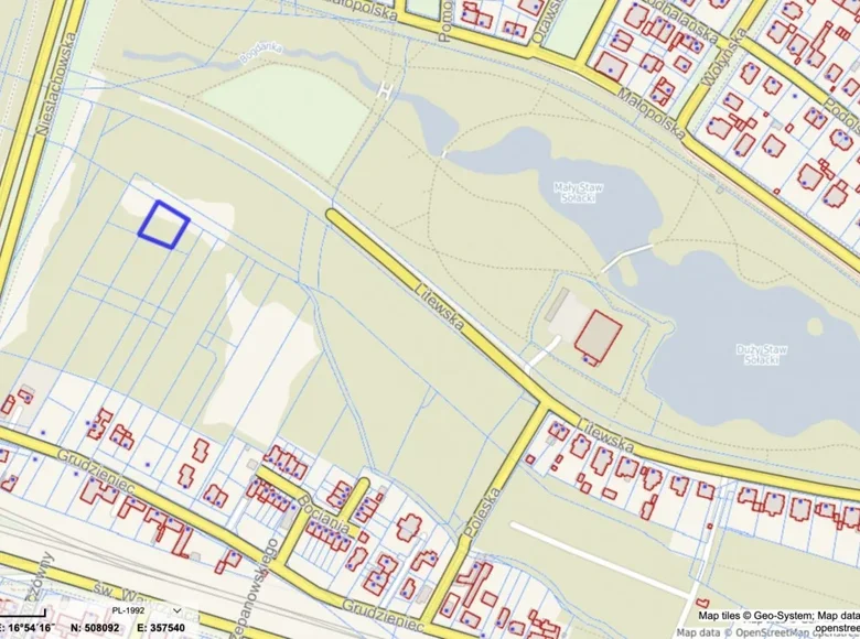 Land 849 m² Poznan, Poland