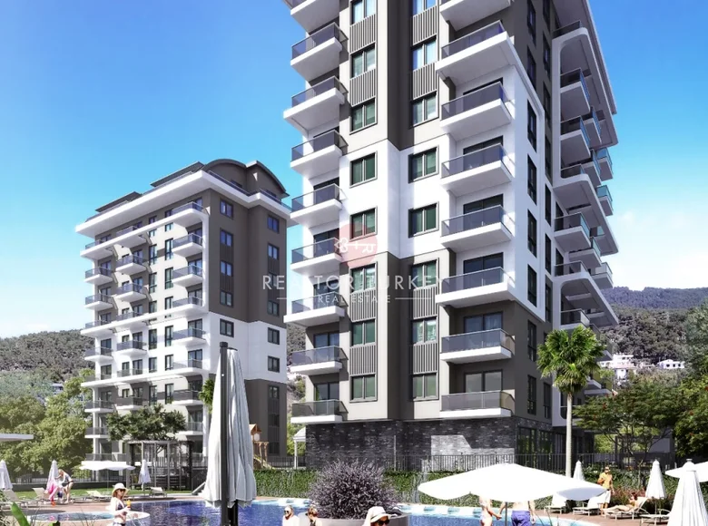 Apartamento 1 habitación 55 m² Alanya, Turquía