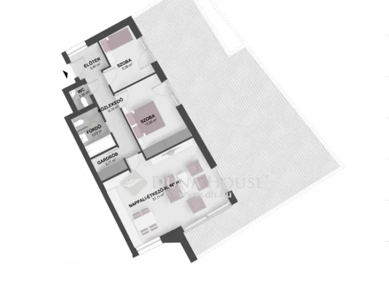 Apartment 114 m² Balatonfured, Hungary