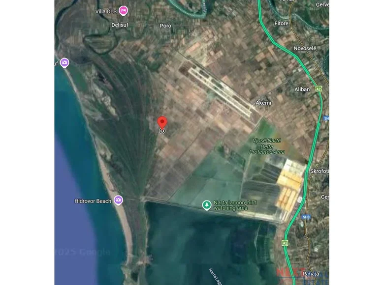 Земельные участки 30 000 м² Novosele, Албания