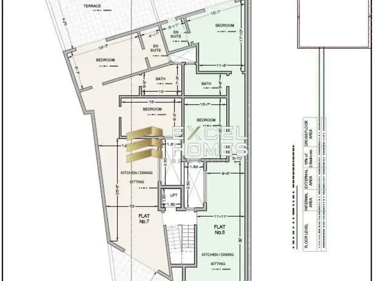 2 bedroom penthouse  Nadur, Malta
