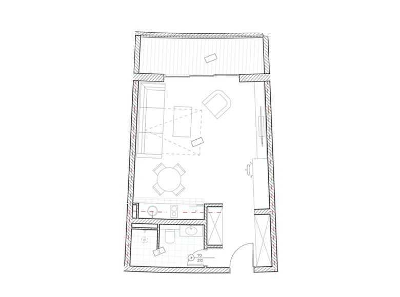 Kawalerka 1 pokój 45 m² Boreti, Czarnogóra
