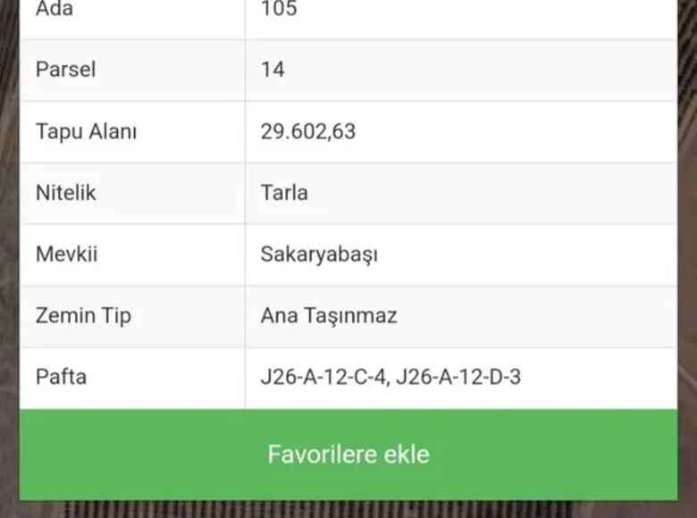 Działki 30 m² Cifteler, Turcja