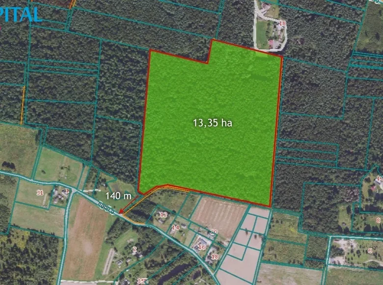 Земельные участки  Paliepiukai, Литва