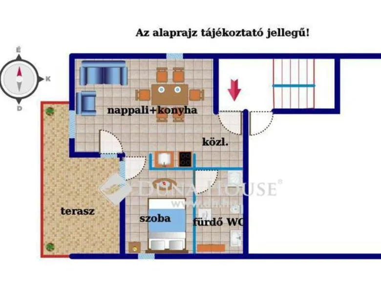 Apartment 1 bathroom 45 m² in Veszprém, Hungary