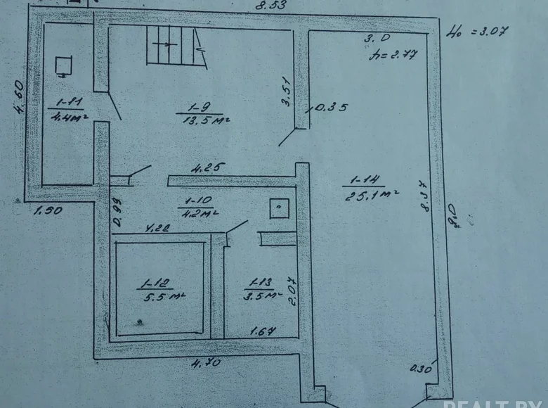 Ferienhaus 203 m² Zdanovicki sielski Saviet, Belarus