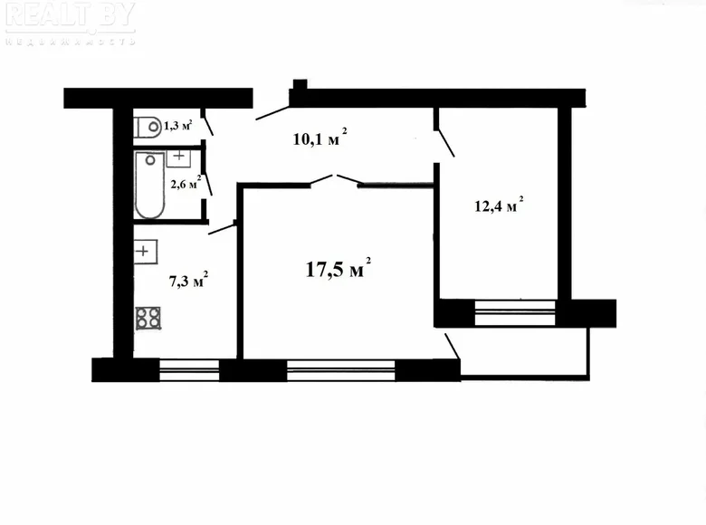 Office 53 m² in Brest, Belarus