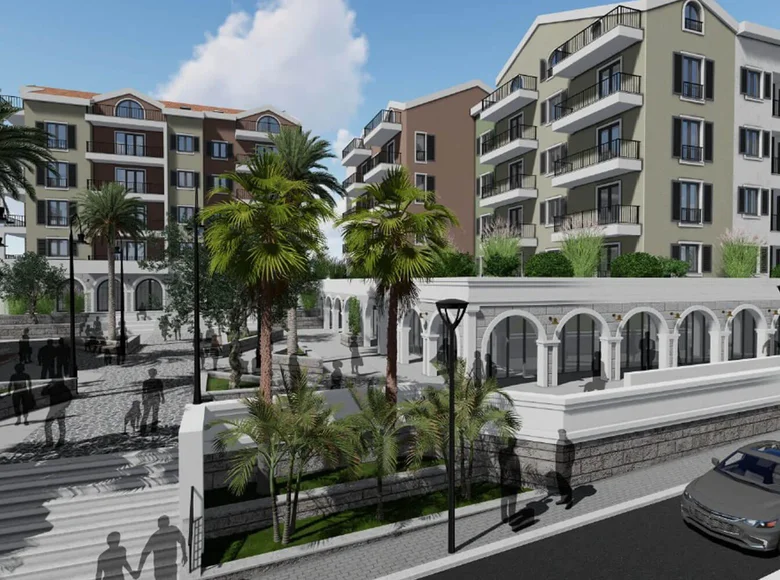 Mieszkanie 2 pokoi 51 m² Gornja Lastva, Czarnogóra