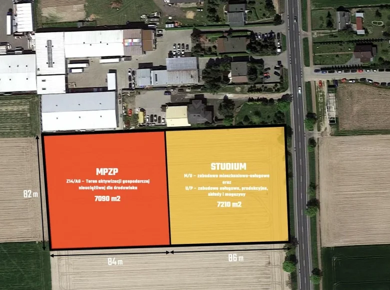 Parcelas 14 600 m² Smolice, Polonia