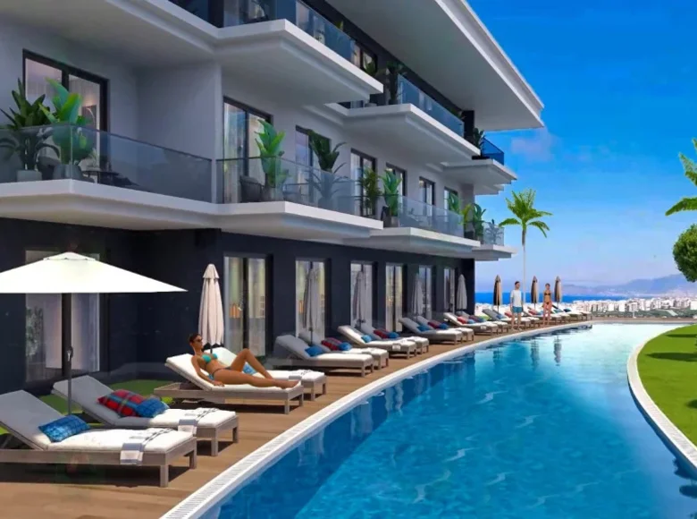 Appartement 1 chambre 56 m² Muratpasa, Turquie