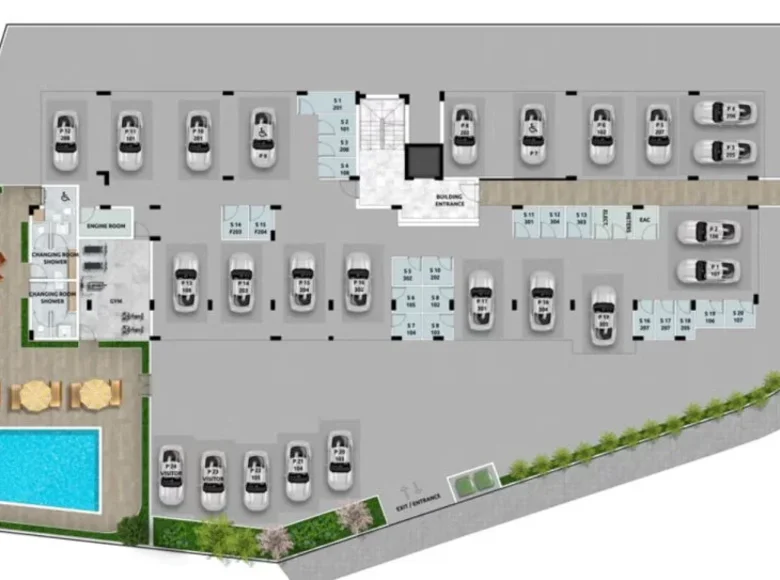 Apartamento 1 habitacion 50 m² Larnaca, Chipre