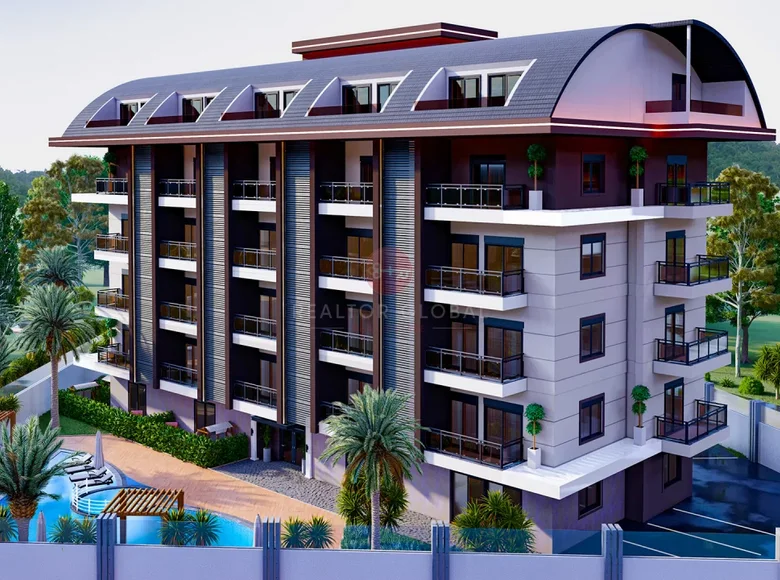 1 bedroom apartment 54 m² Oba, Turkey