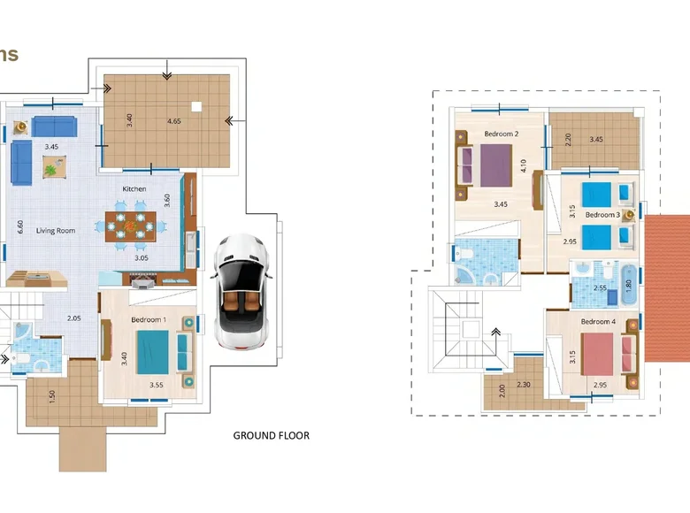 4 bedroom house 185 m² Oroklini, Cyprus
