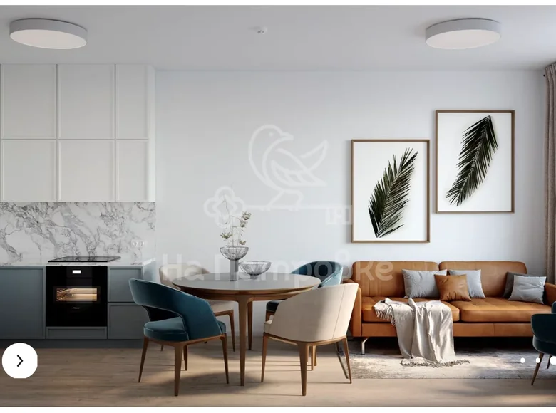 2 room apartment 54 m² Zarech'e, Russia