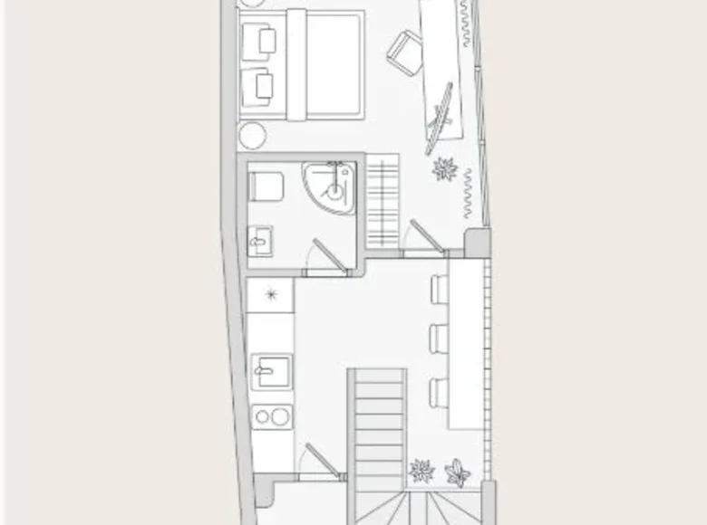 Квартира 1 комната 45 м² Municipality of Kallithea, Греция