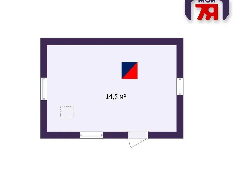 House 15 m² Zdanovicki sielski Saviet, Belarus