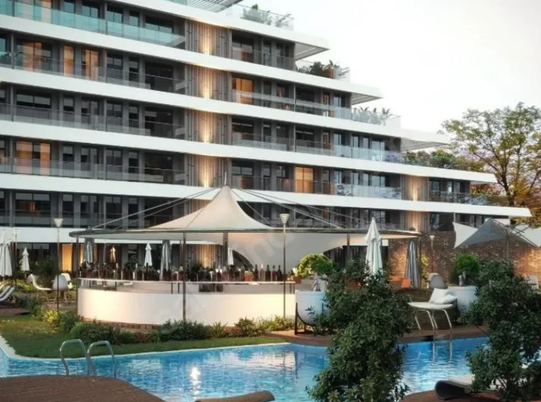 Квартира 1 спальня 45 м² Аксу, Турция