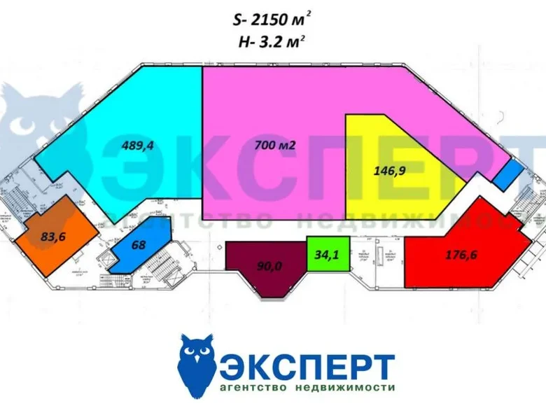Commercial property 2 000 m² in Minsk, Belarus