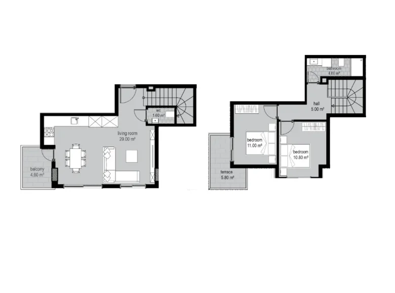 2 room apartment 103 m² Alanya, Turkey