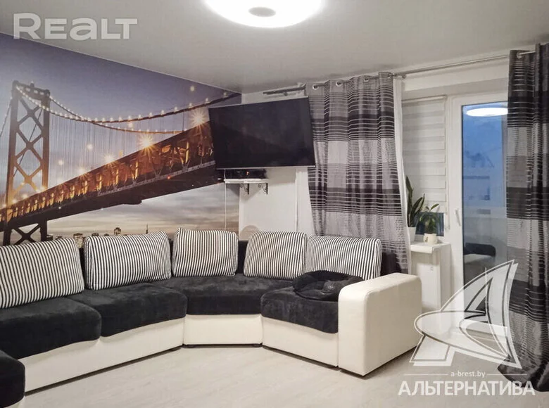 Mieszkanie 1 pokój 35 m² Brześć, Białoruś