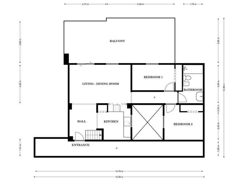 2 bedroom apartment 119 m² Orihuela, Spain