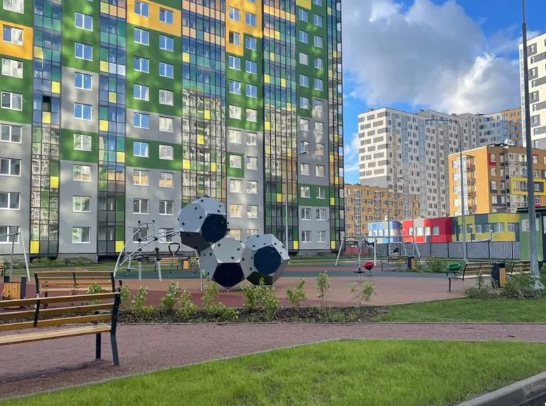 Квартира 1 комната 32 м² Мурино, Россия