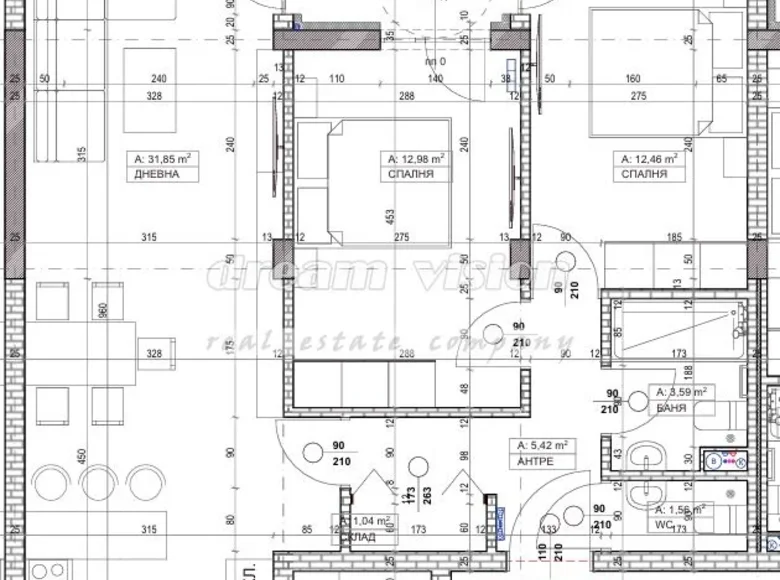 Apartamento 96 m² Sofia City, Bulgaria