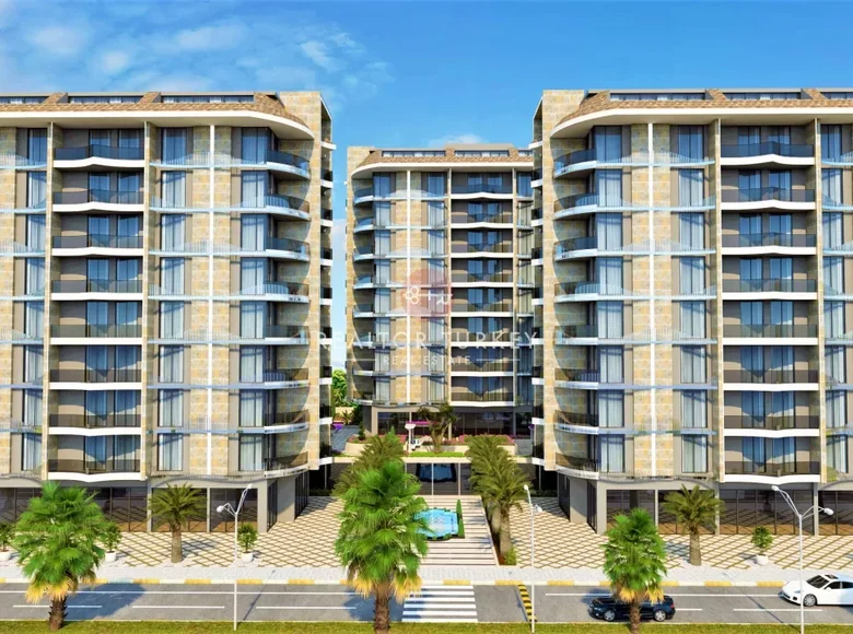 Квартира 1 комната 100 м² Оба, Турция