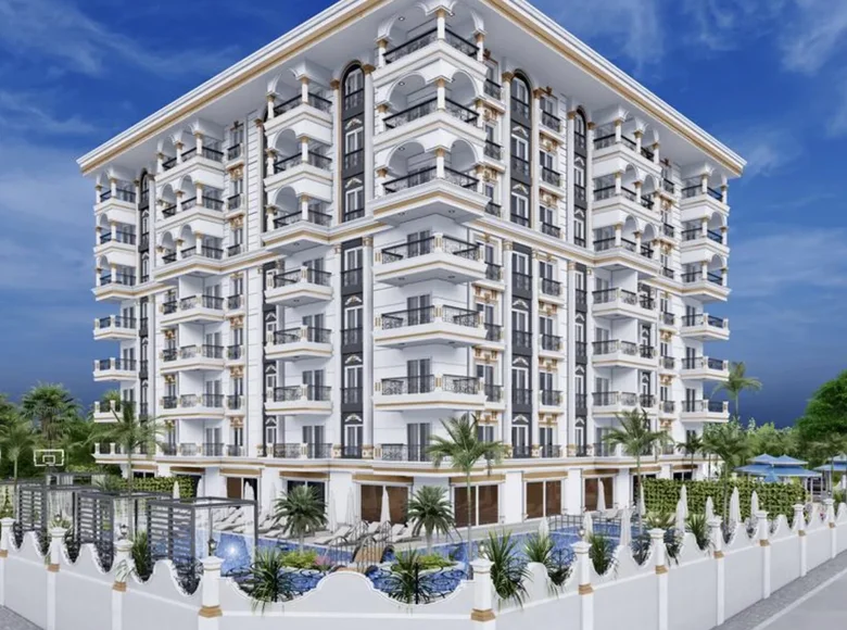 Mieszkanie 2 pokoi 58 m² Alanya, Turcja